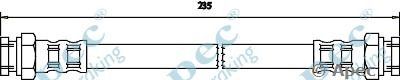 APEC BRAKING hos3629 -  Тормозной шланг